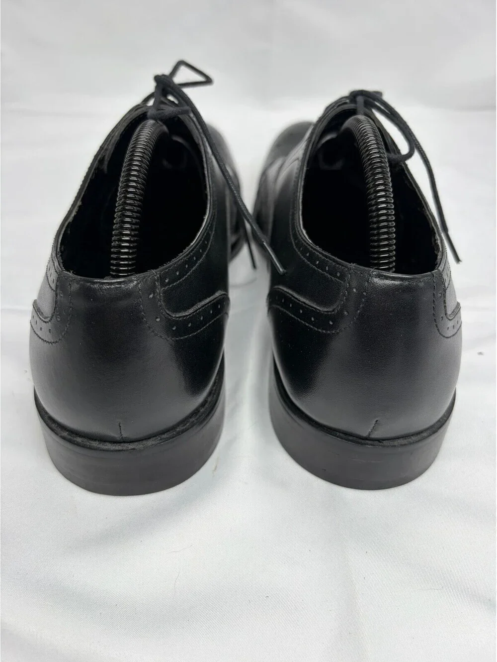 GORDON RUSH Black Leather Oxford Lace-Up Shoes Mens Size 11M —323200